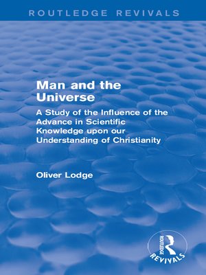 cover image of Man and the Universe